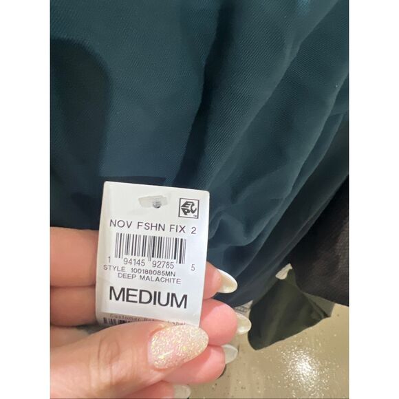 Mode of One NWT Relaxed Fit Utility Shirt Jacket Deep Malachite - Picture 5 of 5